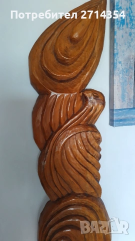Дървено пано Жар птица , снимка 8 - Пана - 55145088