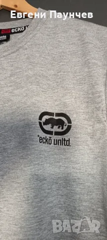 Нов с етикет Ecko unltd мъжка тениска размер М в сиво, снимка 2 - Тениски - 55477580