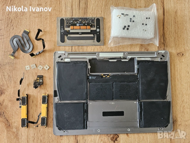 Части за MacBook 12" A1534 (Early 2015) - Space Gray / Тракпад, Долен капак, Батерия, Говорители, снимка 2 - Части за лаптопи - 54486234