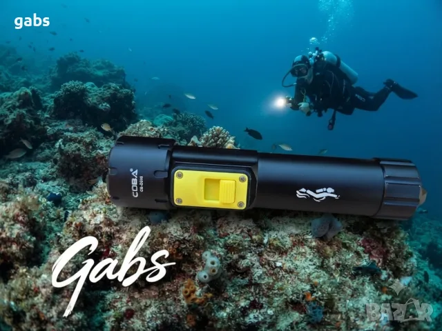 Водолазен LED фенер COBA -D505 с яркост 1000 lm за дълбочина до 300м, снимка 13 - Екипировка - 55388370