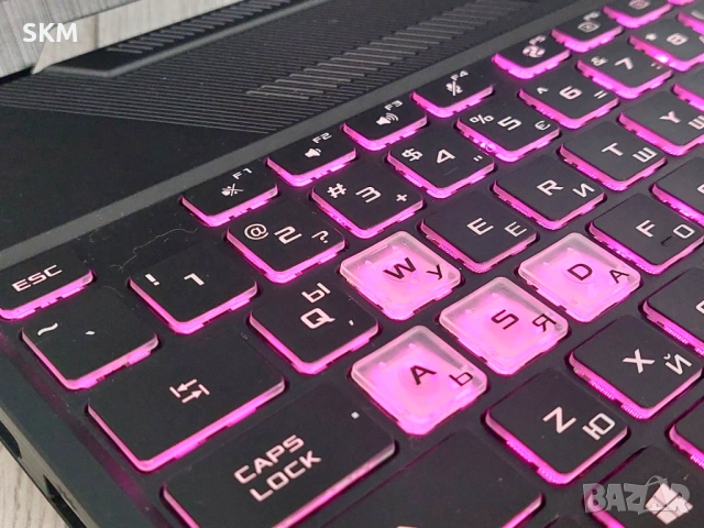 i7-10870H| GTX-1660Ti| 16RAM| 512GB SSD| IPS-144hz| RGB гейминг лаптоп асус tuf asus tuf gaming lapt, снимка 5 - Лаптопи за игри - 54861743
