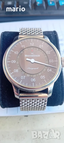 MeisterSinger Perigraph Automatic 43mm БАРТЕР, снимка 3 - Мъжки - 55242333
