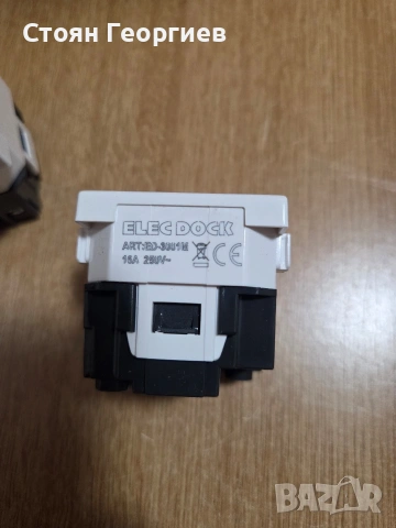 4 броя електрически контакт тип Schuko марка ELEC DOCK (модел ED-3001M, снимка 3 - Друга електроника - 54597400