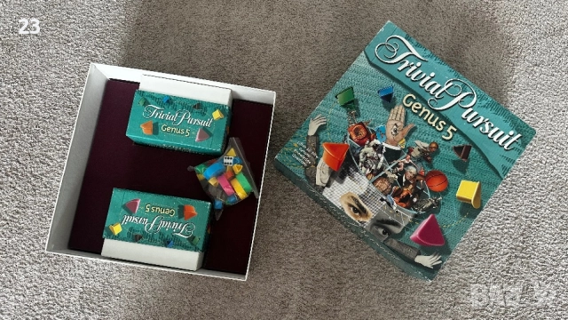 Trivial Pursuit Genus 5 – американска бордова игра, много запазена, снимка 2 - Настолни игри - 55024415