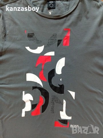 Hugo Boss Graphic logo - мъжка тениска р-р XL, снимка 3 - Тениски - 55066326