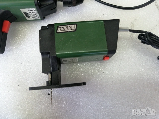 Мини дрелка и мини прободен трион HAFELE 12 VOLT MINITOOL HOBBY KIT MADE IN WEST GERMANY , снимка 3 - Други инструменти - 54741496