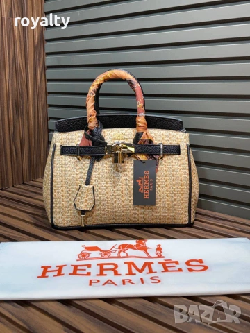 Hermes Нова Дамска Кожена Чанта Ерме Различни Цветове , снимка 2 - Чанти - 55288839
