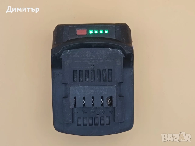 Metabo 18V 5.2 Ah проблемна батерия, снимка 3 - Винтоверти - 54655970