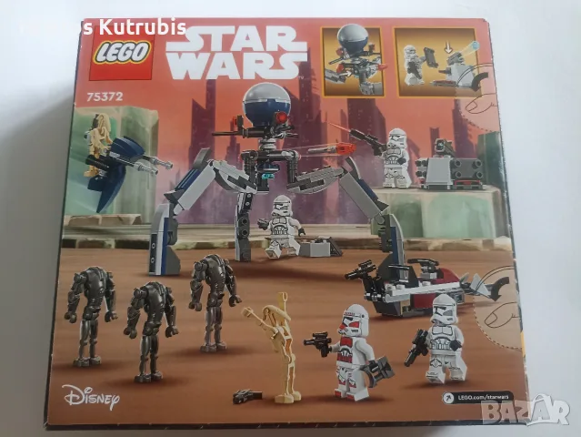 Неразопакован LEGO Star Wars 75372 Clone Trooper & Battle Droid Battle Pack, снимка 2 - Конструктори - 55652092