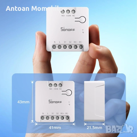 2 броя Смарт реле SONOFF MINI-D Matter , снимка 6 - Друга електроника - 55031073