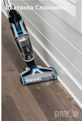 Безкабелна прахосмукачка 560W за мокро почистване Bissell 2225N CrossWave Pet Pro, снимка 15 - Прахосмукачки - 55143939