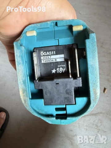 Makita DGA511 безчетков ъглошлайф, снимка 5 - Ъглошлайфи - 55469966