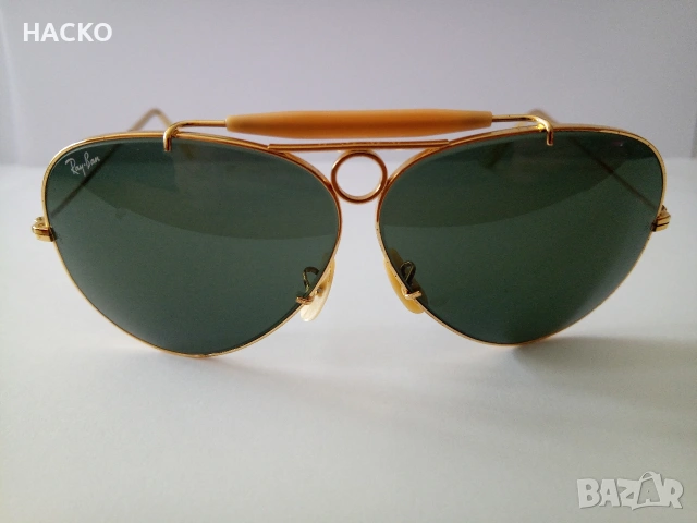 Слънчеви Oчила Ray Ban USA B&L Aviator BulletHole Shooter G-15 100% ОРИГИНАЛНИ