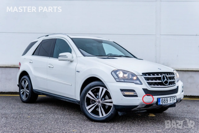 Капачка предна броня кука теглич Mercedes ML W164 фейслифт / facelift, снимка 7 - Части - 54584946