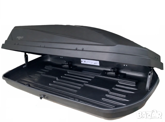 Автобокс (Багажник за таван) Perflex Eco Black 370 и 500 л., снимка 2 - Аксесоари и консумативи - 55171385