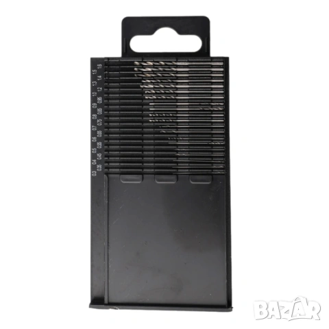 Комплект от 20 Прецизни Свредла 0.3-1.6 мм | HSS За Бижута, Часовници, Моделиране, Електроника, снимка 8 - Друга електроника - 53998741