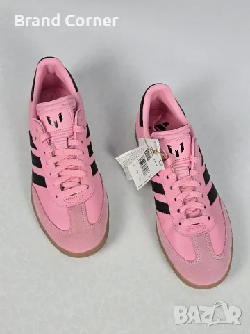 Нови Adidas Samba Messi Miami – розови, размер 41, снимка 2 - Маратонки - 55428187