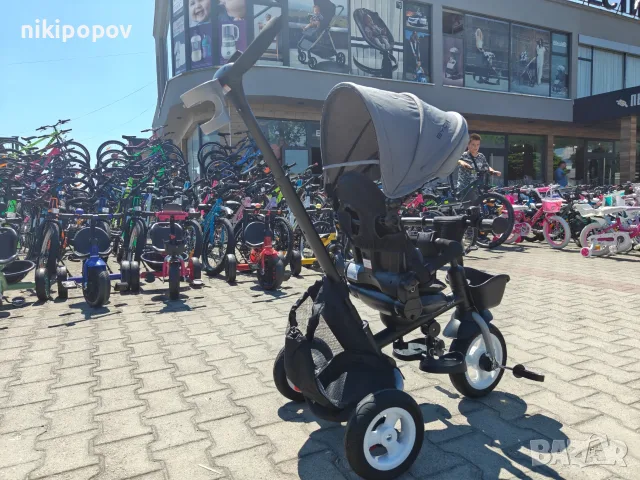 BYOX Детска триколка Flexy LUX сив, снимка 11 - Детски велосипеди, триколки и коли - 55440206