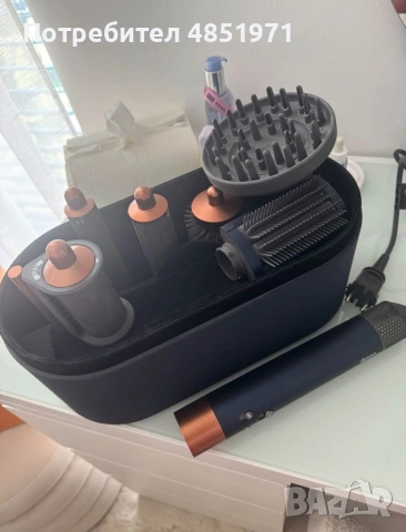 Пълна опаковка Dyson Airwrap с аксесоари – отлично състояние, снимка 3 - Друга електроника - 54874268