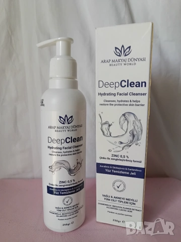 Хидратиращ измиващ гел за лице Deep Clean 250 мл. 