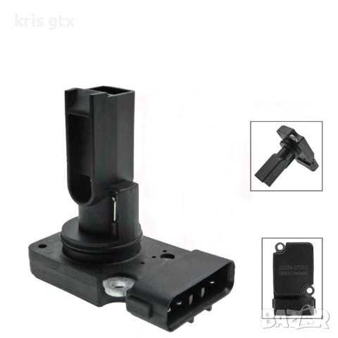 Mass Air Flow Sensor MAF 22204-27010 дебитомер Toyota, снимка 5 - Части - 54768940