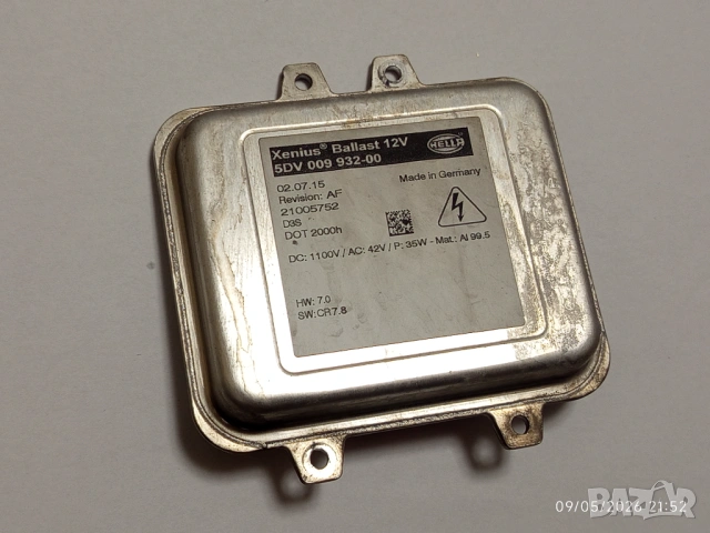 Ксенон модул Xenon Ballast запалка HELLA 5DV 009 932-00 за OPEL Insignia A  PORSCHE Cayenne