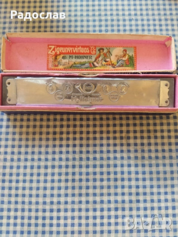 стара устна  хармоника HOHNER, снимка 3 - Антикварни и старинни предмети - 54105068