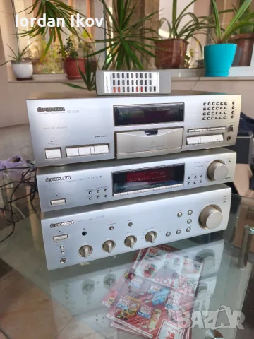 Pioneer A-502R + PD-S702-G + F-502RDS-G, снимка 4 - Аудиосистеми - 55314301