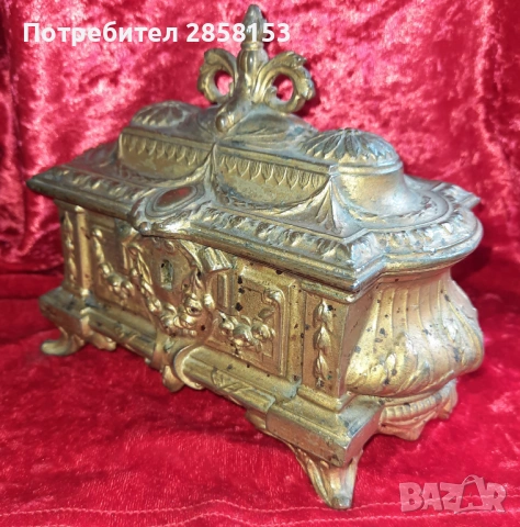 Старинна кутия за бижута стил Луй XV, снимка 5 - Антикварни и старинни предмети - 54537819