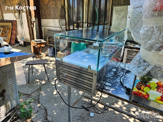 Хладилна Витрина за Дюнер Пицария за заготовки зеленчуци сосове втора употреба , снимка 4 - Хладилни витрини и фризери - 52468997