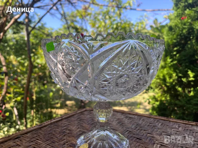 Масивна кристална купа, снимка 5 - Други - 55316644