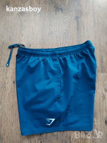 Gymshark Arrival 5" Shorts Petrol Blue - мъжки фитнес шорти М, снимка 3 - Спортни дрехи, екипи - 54919044