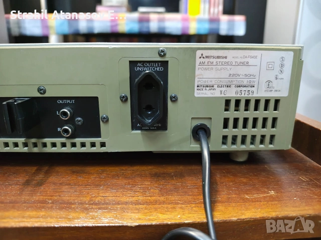 Mitsubishi DA-F640E Стерео Тунер, снимка 11 - Радиокасетофони, транзистори - 55238890