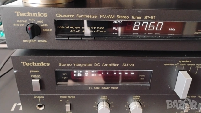 Technics SU-V3 ,Technics ST-S7 - комплект усилвател и тунер, снимка 5 - Ресийвъри, усилватели, смесителни пултове - 54894808