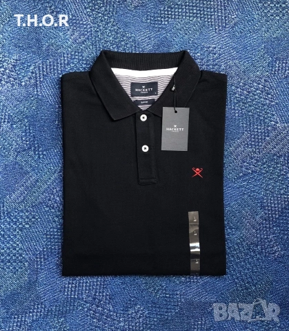 Hackett London Classic Polo Shirt ОРИГИНАЛНИ мъжки поло тениски M/L/XL, снимка 7 - Тениски - 54985332