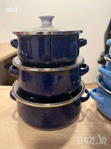 Комплект от 3 тенджери - 16см, 18см, 20см, снимка 5 - Съдове за готвене - 54142989