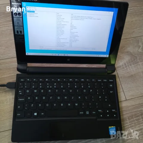 Lenovo Ideapad Flex 10 touchscreen малък лаптоп таблет, снимка 2 - Лаптопи за дома - 55655335