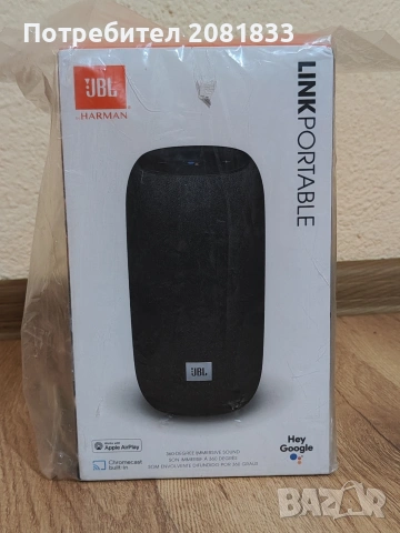 JBL link Portable, Bluetooth speaker , снимка 4 - Bluetooth тонколони - 54001226