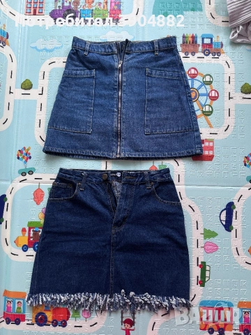 дънкова пола, снимка 4 - Дънки - 54285149