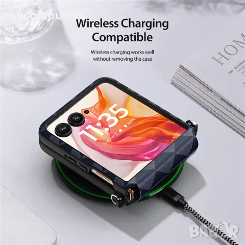 DUX DUCIS Fitt Series за Motorola Razr 70 Ultra / Razr 70 / Razr 60 Ultra 5G / Razr 50 Ultra 5G Коже, снимка 6 - Калъфи, кейсове - 55411952