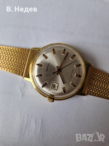 POLJOT /de luxe/, 29 jewels, automatic, 2416, Au 20, USSR, TOP!, снимка 2 - Мъжки - 54882844