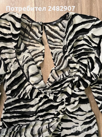 Дамска рокля ZARA, снимка 6 - Рокли - 54131065