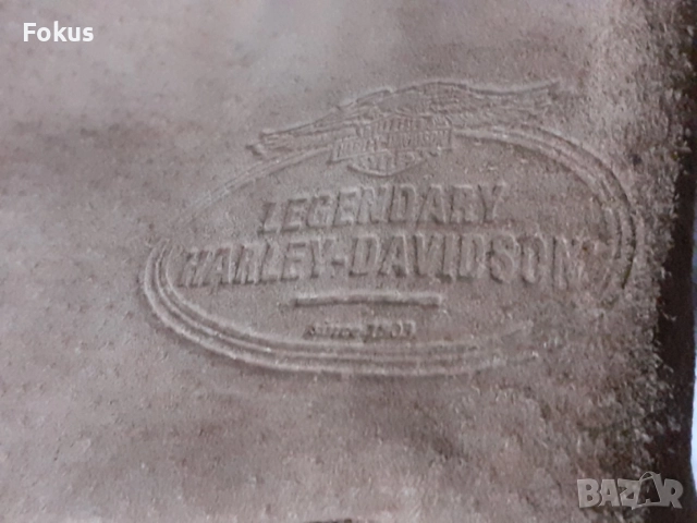 Harley-Davidson - стара кожена кесия торбичка за ценности, снимка 2 - Антикварни и старинни предмети - 54671431