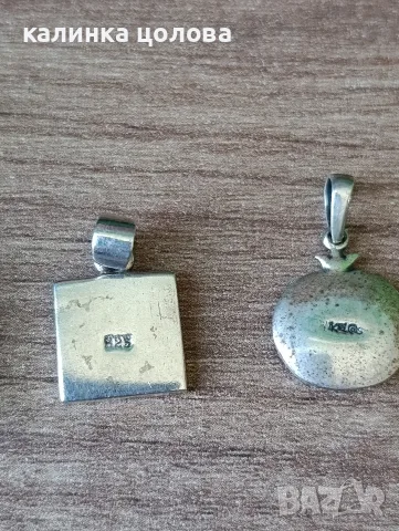 Сребърни висулки, снимка 5 - Колиета, медальони, синджири - 55340513