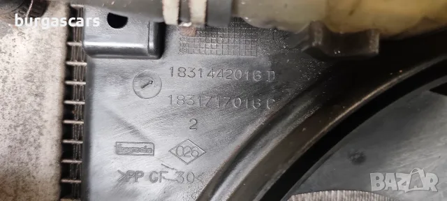 Вентилатор  охлаждане 1831442016 Nissan Note 1.5DCI K9K 2010г. E11, снимка 2 - Части - 55393215