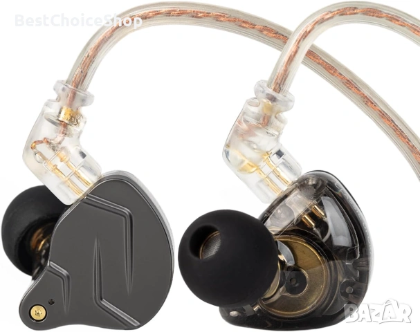 KZ ZSN Pro Двойни драйвери 1BA 1DD Слушалки за в уши HiFi Мощни бас слушалки, снимка 8 - Слушалки, hands-free - 55164926