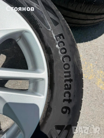 Оригинални лети джанти Тойота 15"+ почти нови гуми CONTINENTAL летни с TPMS датчици, снимка 10 - Гуми и джанти - 55199458