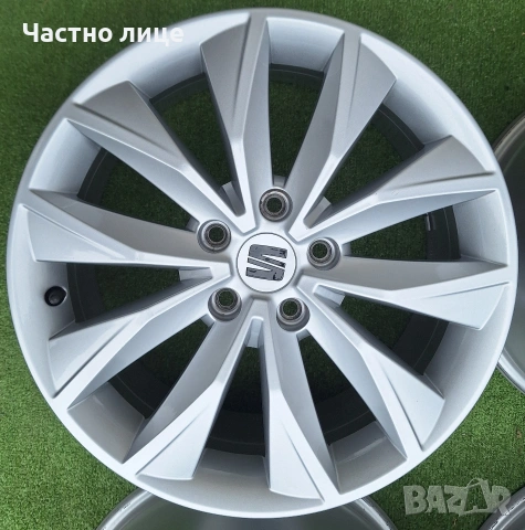 Продавам 4бр оригинални 17-ки джанти за Сеат Атека, Леон,Ексео, снимка 3 - Гуми и джанти - 54968942