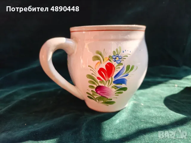 Ръчно изрисувана чешка керамика(Chodská keramika buclák) , снимка 7 - Декорация за дома - 55592423