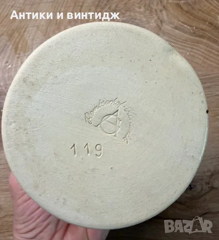 Малка декоративна винтидж каничка Rembserhof Keramik (12 см) , снимка 5 - Други - 55679934